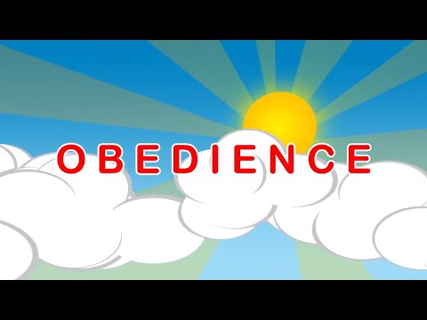 What word rhymes with obedient?