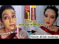 Newly bride makeup with Olivia pan stick # how to use yellow Olivia pan stick #affordable makeup.