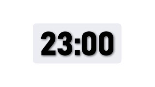23 Minute Timer - Minimal Countdown Timer [Light Theme]