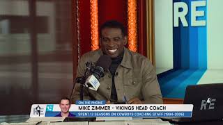 Friendly Fire: Deion Sanders Trades Barbs w/Vikings HC Mike Zimmer | The Rich Eisen Show | 12/17/18