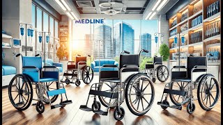 ♿ Medline Durable Steel Wheelchair with Flip-Back Desk-Length | Best Medline Wheelchairs for Adults♿