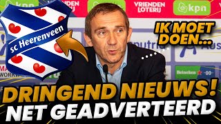 KIJK HIERNAAR! DEZE GEEFT WAT OVER DE BASTIDORS TE PRATEN! SC HEERENVEEN NIEUWS 2