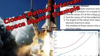 Closed Interval Method: Space Shuttle Example