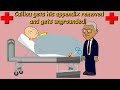 Caillou Gets Appendix Removed And Gets Ungrounded!