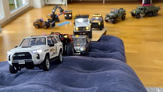 RC cars Obstacle Climb, 4Runner, WPL b16, Land Cruiser, Land Rover, Jeep, Army car, WPL c24