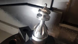 HWI Machining - DMG MORI CLX 450 Bishop chess piece