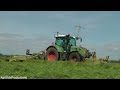 silage 2013.fendt 724 u0026 krone easy cut butterfly mowers