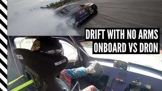 Drift with no arms - ONBOARD vs DRON | Bartosz Ostałowski