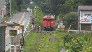 JR烏山線　臨時快速　鴻野山駅通過　20160723