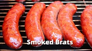 Smoked Brats | Smoked Bratwurst Sausage with Bacon Jam on UDS Smoker