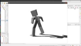 Java 3D from scratch - Wavefront Baked Animation Test Gangnam Style Dance