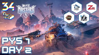 Blitz Masters New Horizons NA - PYS #1, Day 2 || World of Tanks Blitz Winter 2025