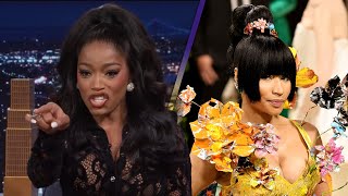 Nicki Minaj REACTS to Keke Palmer’s SPOT-ON Impression of Her