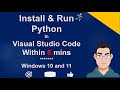 How To Run Python In Visual Studio Code | How To Setup Python In VSCODE 2023 And Windows 10 or 11