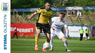 SKRÓT | Stomil Olsztyn - Siarka Tarnobrzeg 1:1 (28.05.2023 r.)