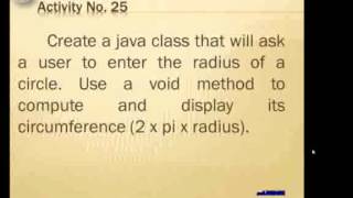 JAVA Programming Tutorial User Defined Methods in Java mp4