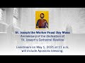 Live: Mass for St. Joseph the Worker (with Apostolic Blessing) - May 1, 2021 at 11am | @ArchEdmonton