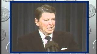 Ronald Reagan tells funny joke