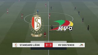 Standard Liege vs Oostende | Belgian Pro League (01/11/2020) | Fifa 21