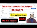 how to recover keystore password |Lost keystore file | how to make pem file for keystore 2024 Bangla