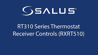 RT310 Series Thermostat - Receiver Controls