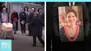 The tribute of the widower of the teacher who died at the hands of one of her own students |Positive