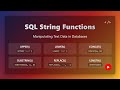SQL String Functions: The Ultimate Guide for Beginners!