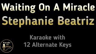 Waiting On A Miracle Karaoke - Stephanie Beatriz Encanto Instrumental Lower Higher Male Original Key