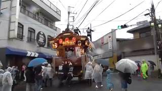 成田祇園祭 令和元年7月7日 上町 曳き廻し