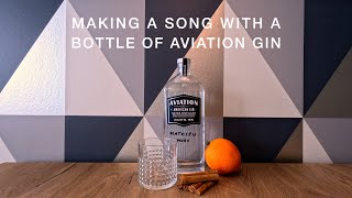 Making a Song with a Bottle of Aviation Gin