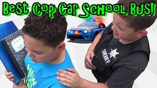 BEST COP CAR SCHOOL BUS EVER!