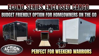 Budget-Friendly Enclosed Cargo Trailers | Action Econo Series Walkthrough