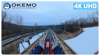 Timber Ripper Mountain Coaster on-ride 4K POV - Okemo Mountain Resort VT