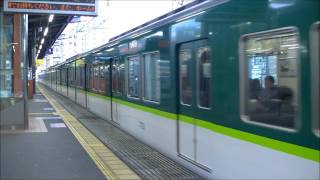 京阪電車＊＊＊検査切れで廃車になった５５５７編成君の代走に今日も検査切れの７２０３編成君が