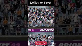 Miller vs buvi fight 😮😮 #rc22 #realcricket22 #cricket #shorts #trending #viral #foryou #games
