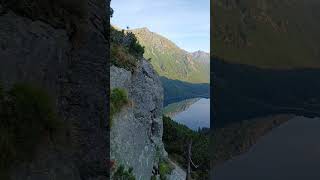 Czarny Staw pod Rysami 👀⛰️✅ #travel #nature #tatry #tatramountains #hiking #climbing #trekking