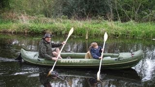 Sevylor Tahiti Kayak exploring Basingstoke Canal Locks