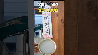 오일장 1000원 막걸리!!!                        \