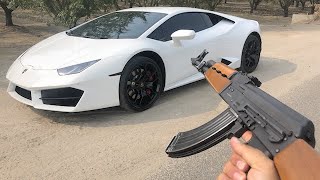 Can a Lamborghini stop an AK47 Bullet?