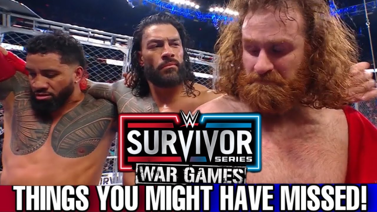 THINGS YOU MIGHT HAVE MISSED! WWE SURVIVOR SERIES WAR GAMES! SAMI ZAYN PICKS THE BLOODLINE!