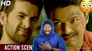 Kaththi Climax Fight Scenes |Vijay kills Niel Nithin Mukhesh REACTION