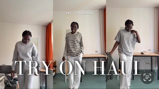 Zalando Winter 2024 try on Haul| Cosy aesthetic!zara| pull\u0026Bear|stradivarius|Mango🌸