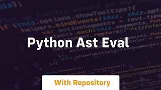 python ast eval
