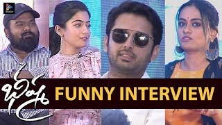 Bheeshma Movie Team Funny Interview || NithiIn || Rashmika Mandanna || Telugu Full Screen