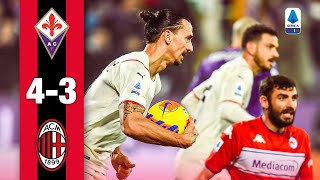 Second half fightback not enough | Fiorentina 4-3 AC Milan | Highlights Serie A