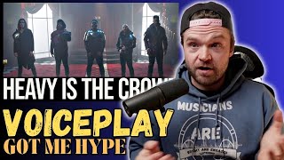 VOICEPLAY ft. J.NONE - HEAVY IS THE CROWN (Linkin Park Cover) | REACTION