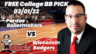 College Basketball Pick - Purdue vs Wisconsin Prediction, 3/1/2022 Best Bets, Odds & Betting Tips