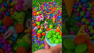 Satisfying Video with Mixing Candy in BathTub with Rainbow || Mixing Candy Making Rainbow Bathtub