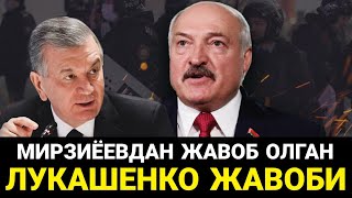 ТЕЗКОР УЗБЕКИСТОНДАН ЖАВОБ ОЛГАН ЛУКАШЕНКО КУТИЛМАГАНДА