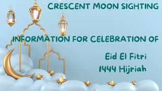 ((RAMADAN 1444/ 2023 CRESCENT MOON SIGHTING INFORMATION, Kenya Fatwa Council